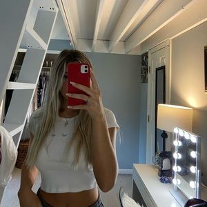 White fits medium or small